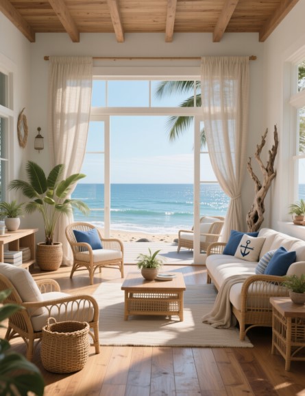 15 Coastal Living Room Ideas for Relaxed Style
