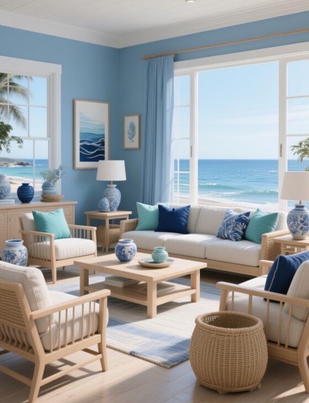 15 Coastal Living Room Ideas for Relaxed Style