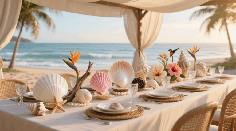 11 Seashell Centerpieces to Enhance Coastal Dining