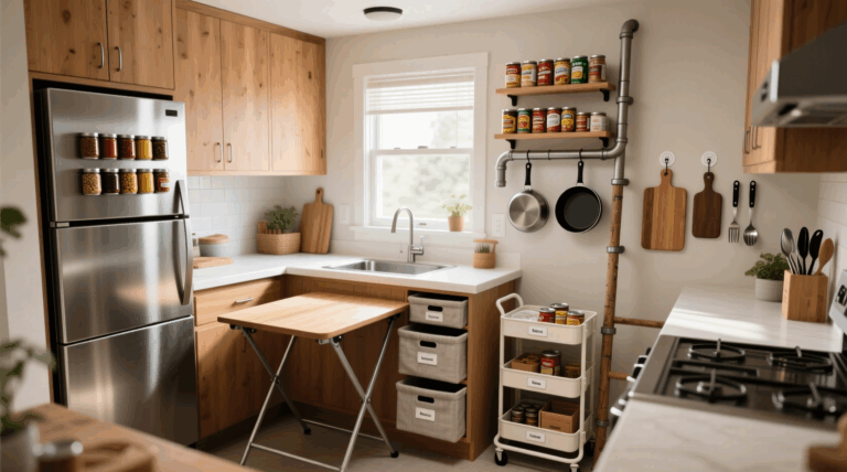 7 Budget Kitchen Hacks to Maximize Small Space