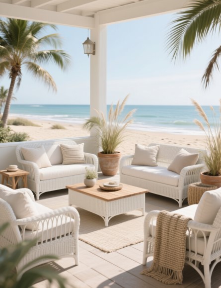 13 Beachy Patio Furniture Ideas for Relaxed Comfort