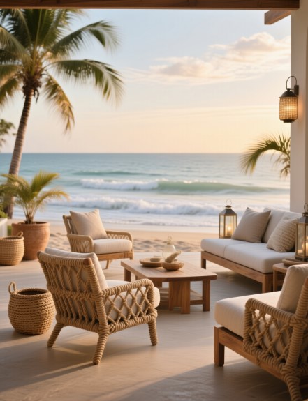 13 Beachy Patio Furniture Ideas for Relaxed Comfort