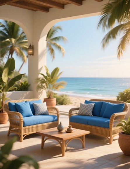 13 Beachy Patio Furniture Ideas for Relaxed Comfort