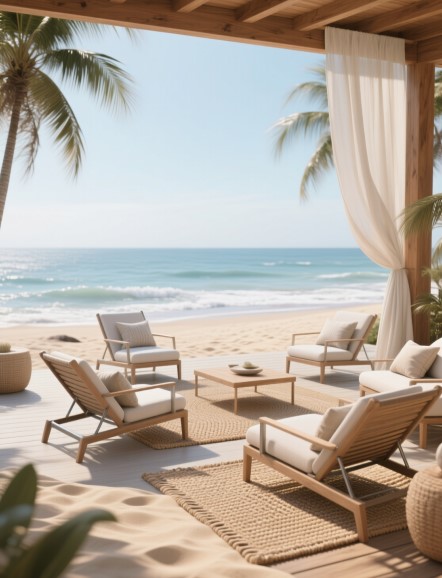 13 Beachy Patio Furniture Ideas for Relaxed Comfort
