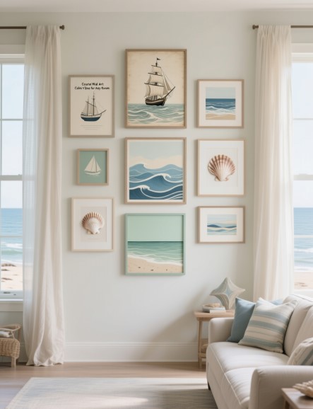 11 Coastal Wall Art: Calm Vibes for Any Room