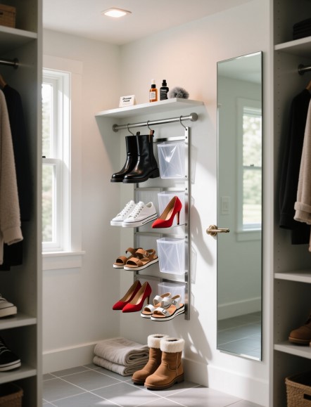 13 Shoe Storage Ideas for Tiny Closets