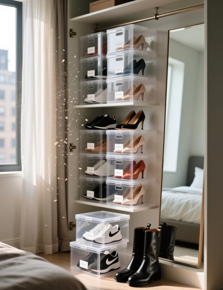 13 Shoe Storage Ideas for Tiny Closets