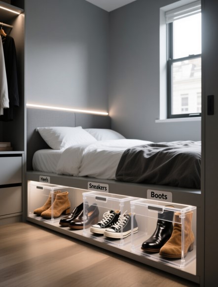13 Shoe Storage Ideas for Tiny Closets