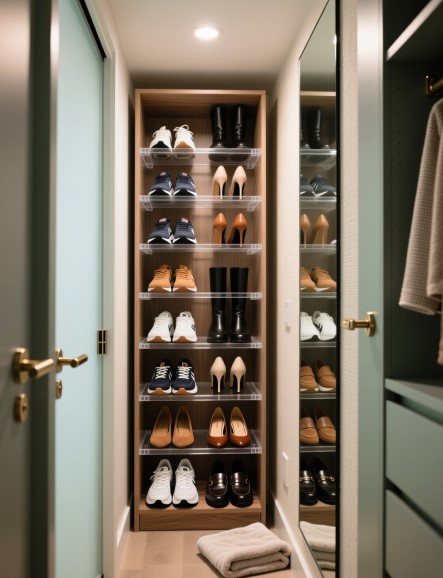 13 Shoe Storage Ideas for Tiny Closets
