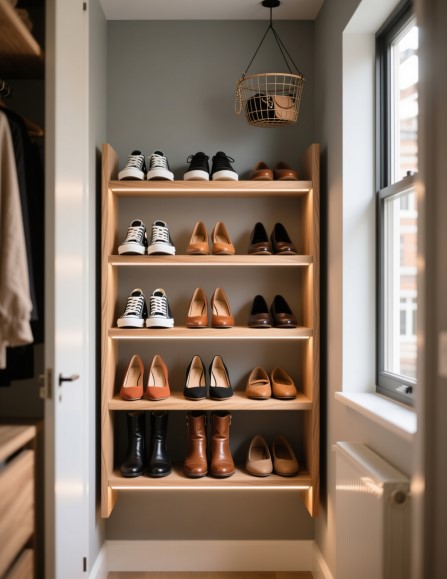 13 Shoe Storage Ideas for Tiny Closets