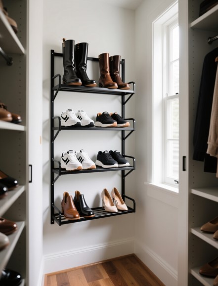 13 Shoe Storage Ideas for Tiny Closets