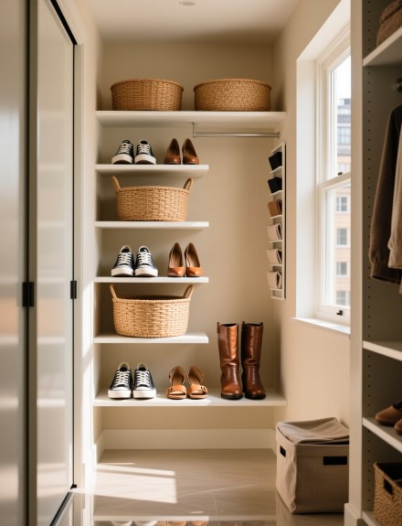 13 Shoe Storage Ideas for Tiny Closets