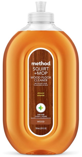 Method Squirt + Mop Hardwood Floor Cleaner, Almond, 25 Ounce, 1 pack, Packaging May Vary