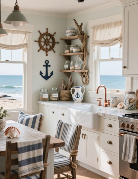 9 Nautical Kitchen Decor Hacks for Effortless Coastal Charm