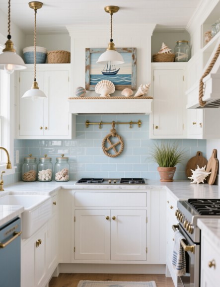 9 Nautical Kitchen Decor Hacks for Effortless Coastal Charm