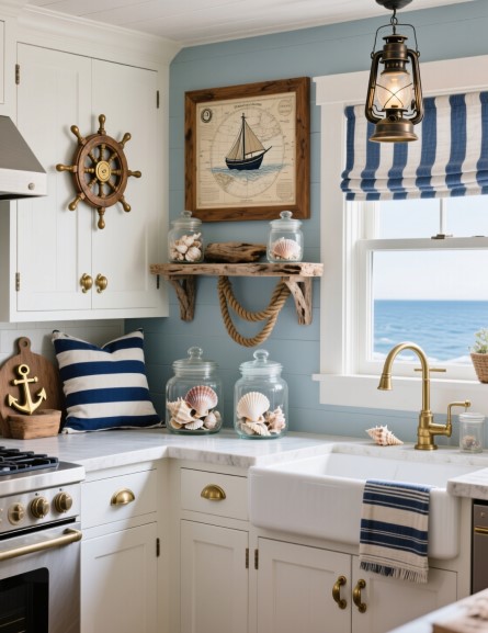 9 Nautical Kitchen Decor Hacks for Effortless Coastal Charm