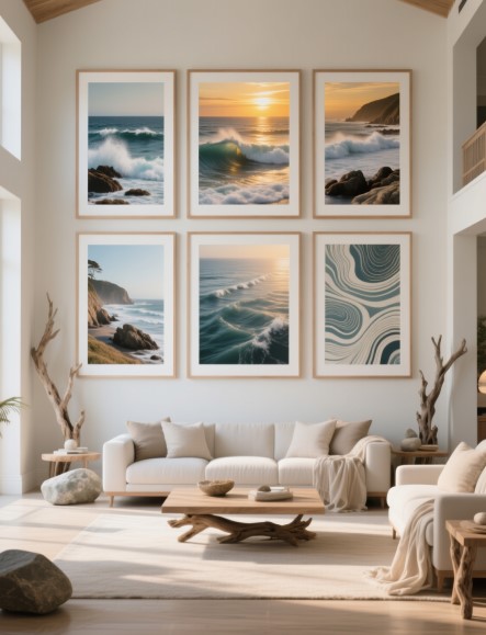 Coastal Living Room Wall Art: 7 Inspiring Ideas