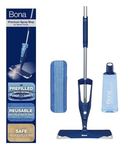 Best pH-Neutral Cleaners for Parquetry and Inlaid Wood Floors Bona Hardwood Floor Spray Mop Premium