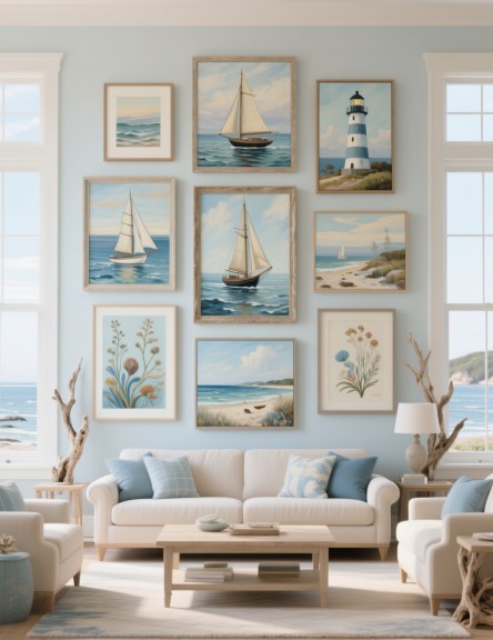 Coastal Living Room Wall Art: 7 Inspiring Ideas