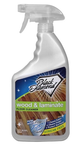 Best pH-Neutral Cleaners for Parquetry and Inlaid Wood Floors Black Diamond Stoneworks Wood, Laminate, Hardwood & Luxury Vinyl Floor Cleaner Spray โ Multi-Purpose Mopping Solution for a Streak-Free Clean (32 Fl Oz)