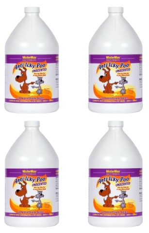 Best Enzymatic Cleaners for Permanent Urine Odor Removal Mister Max Anti Icky Poo Unscented Enzyme Cleaner - Pet Urine, Dog & Cat Urine Odor Remover, 4-Gallons