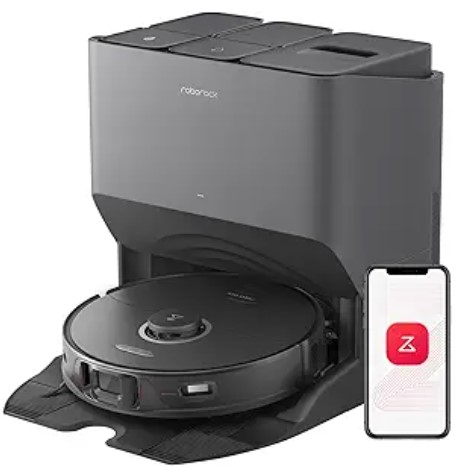 Best Robotic Vacuum-Mop Hybrids for Daily Maintenance roborock S8 Pro Ultra Robot Vacuum and Mop, Auto Drying, Auto Mop Washing, Self Emptying, Self Refilling, Liftable Dual Brush & Sonic Mop, 6000Pa Suction, Obstacle Avoidance(RockDock Ultra Series)