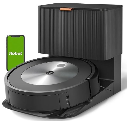 Best Robotic Vacuum-Mop Hybrids for Daily Maintenance iRobot Roomba j7+ (7550) Self-Emptying Robot Vacuum – Uses PrecisionVision Navigation to Identify & Avoid Objects Like Socks, Shoes, & Pet Waste, Smart Mapping, Self-Empty for Up to 60 Days