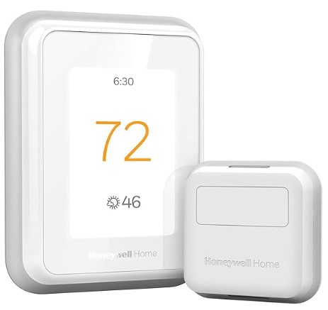 Best Multi-Zone Smart Thermostats with AI Occupancy Sensing Honeywell Home T9 WiFi Smart Thermostat with 1 Smart Room Sensor, Touchscreen Display, White