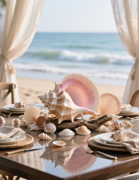 11 Seashell Centerpieces to Enhance Coastal Dining