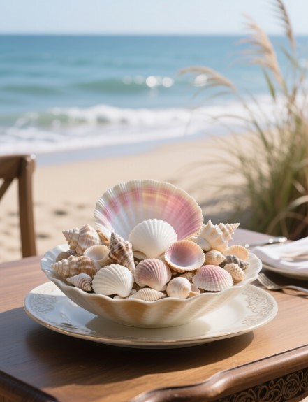 11 Seashell Centerpieces to Enhance Coastal Dining