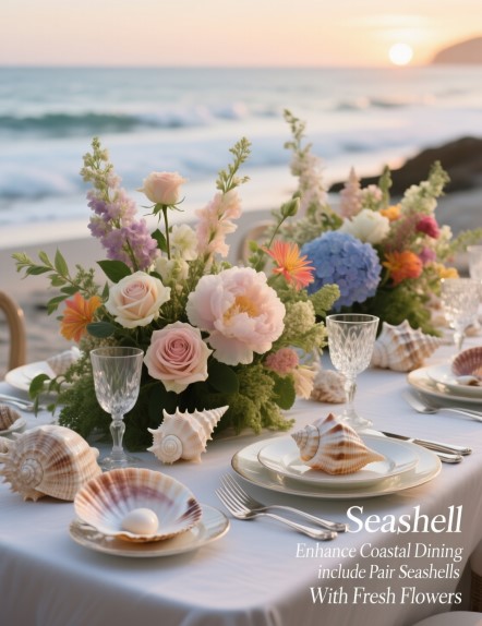 11 Seashell Centerpieces to Enhance Coastal Dining