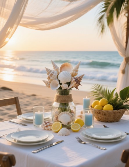 11 Seashell Centerpieces to Enhance Coastal Dining