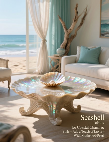 15 Seashell Tables for Coastal Charm & Style