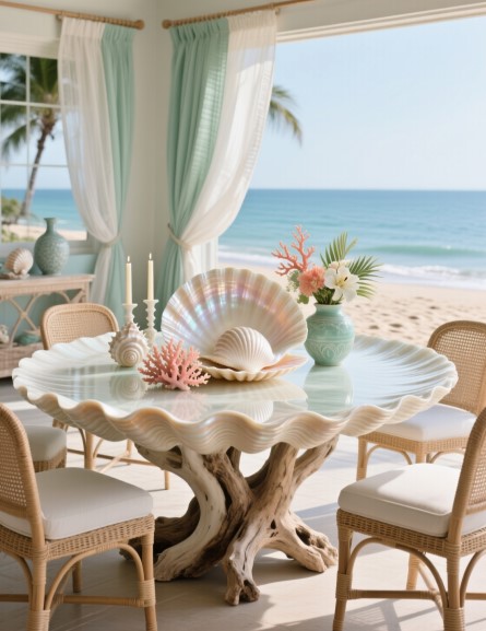 15 Seashell Tables for Coastal Charm & Style