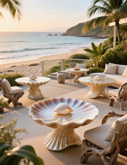 15 Seashell Tables for Coastal Charm & Style
