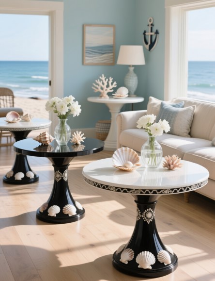 15 Seashell Tables for Coastal Charm & Style