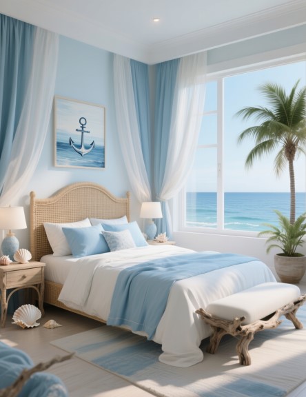13 Ocean-Inspired Décor for a Fresh Coastal Bedroom