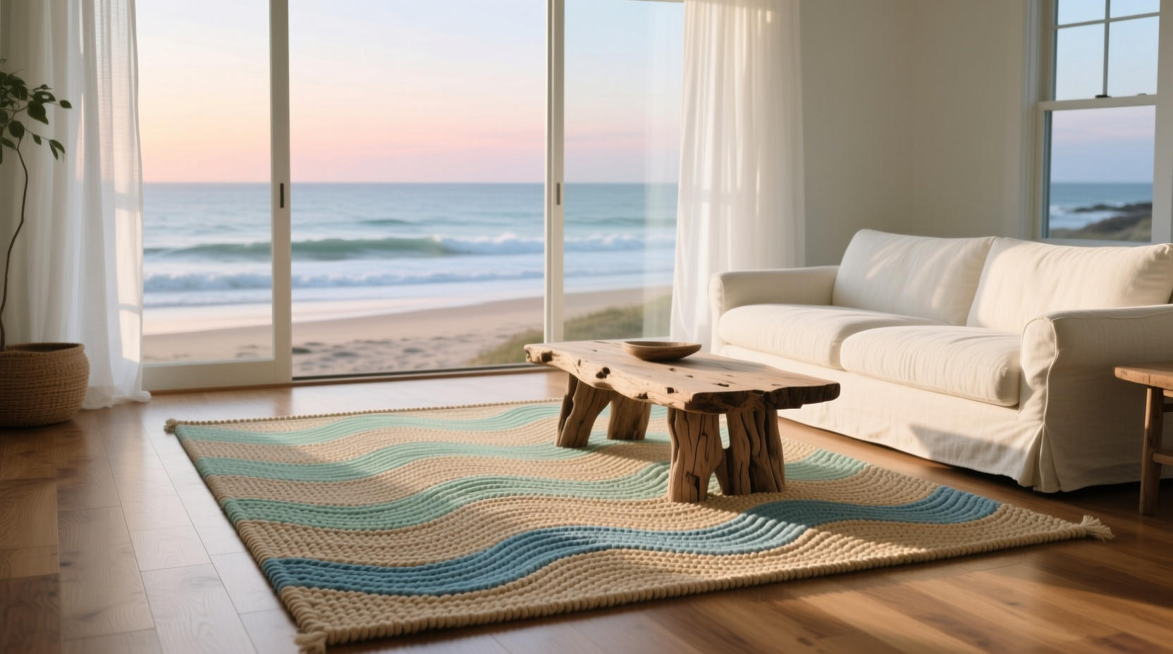 15 Coastal Area Rugs for a Calm Home Vibe