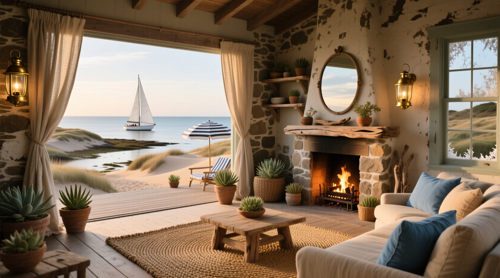 9 Coastal Farmhouse Décor for a Cozy Retreat