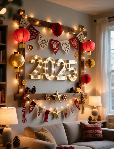 11 DIY New Year Wall Decor for a Festive Refresh