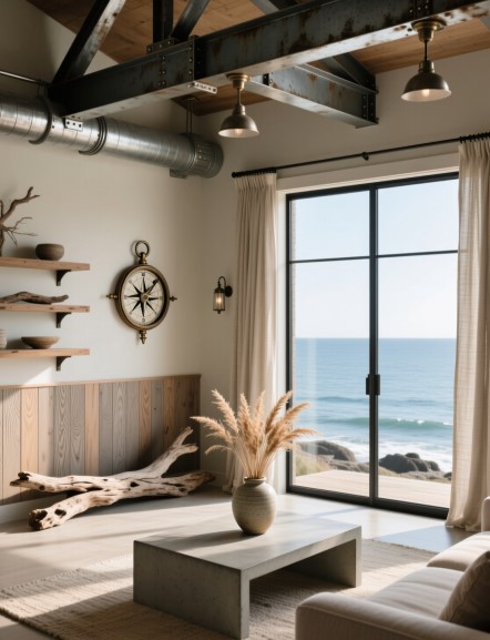 15 Coastal Industrial Décor: Rustic Style Made Easy