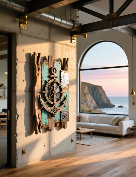 15 Coastal Industrial Décor: Rustic Style Made Easy