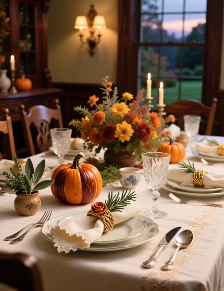 11 Elegant Thanksgiving Table Settings to Impress