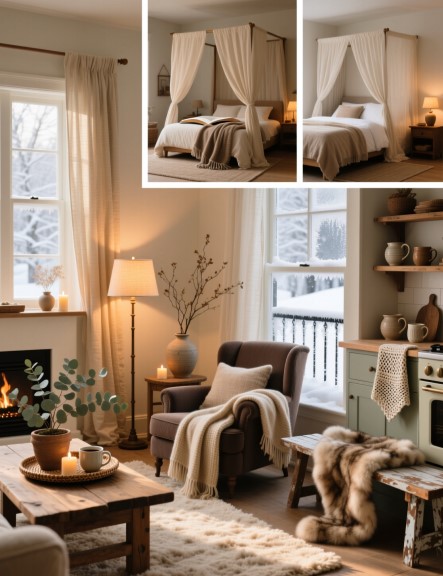 9 Winter Wallpaper Decor Ideas for Cozy Homes 9 Winter Wallpaper Decor Ideas for Cozy Homes