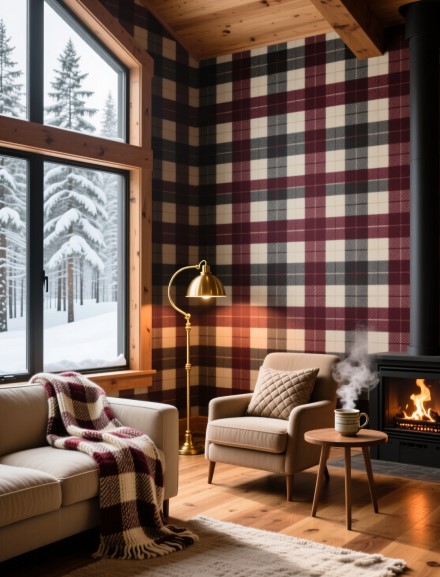 9 Winter Wallpaper Decor Ideas for Cozy Homes 9 Winter Wallpaper Decor Ideas for Cozy Homes