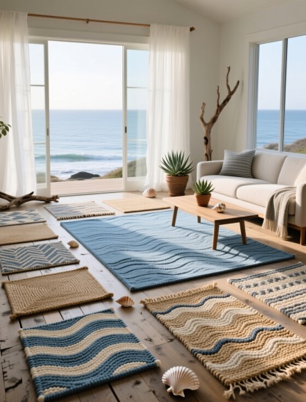 15 Coastal Area Rugs for a Calm Home Vibe