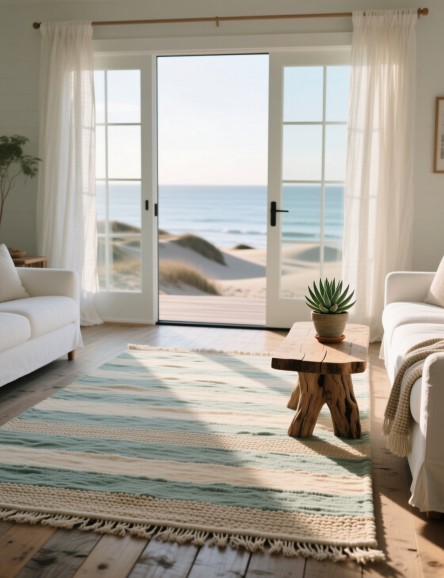 15 Coastal Area Rugs for a Calm Home Vibe