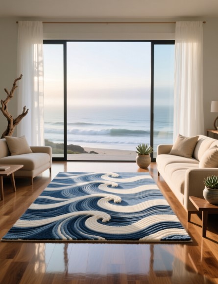 15 Coastal Area Rugs for a Calm Home Vibe