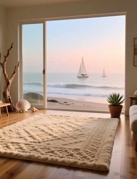 15 Coastal Area Rugs for a Calm Home Vibe
