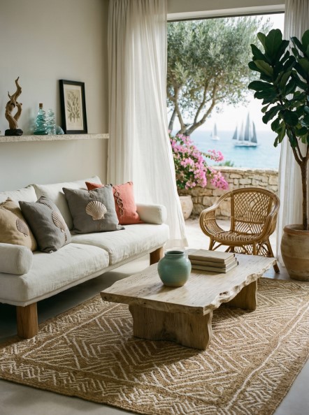 13 Coastal Boho Ideas for Calm Living Rooms 13 Coastal Boho Ideas for Calm Living Rooms
